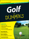 Golf For Dummies, Australian and New Zealand Edition (eBook)